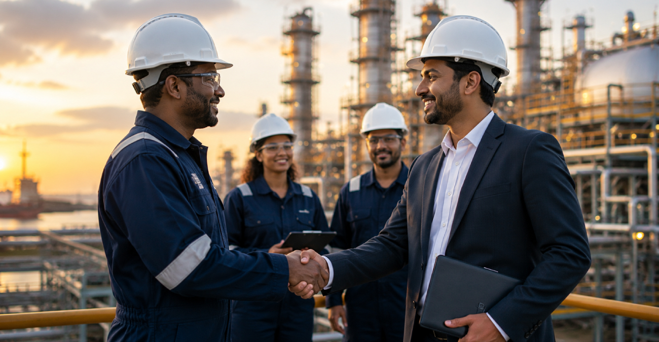 Oil and gas partnership workforce solutions